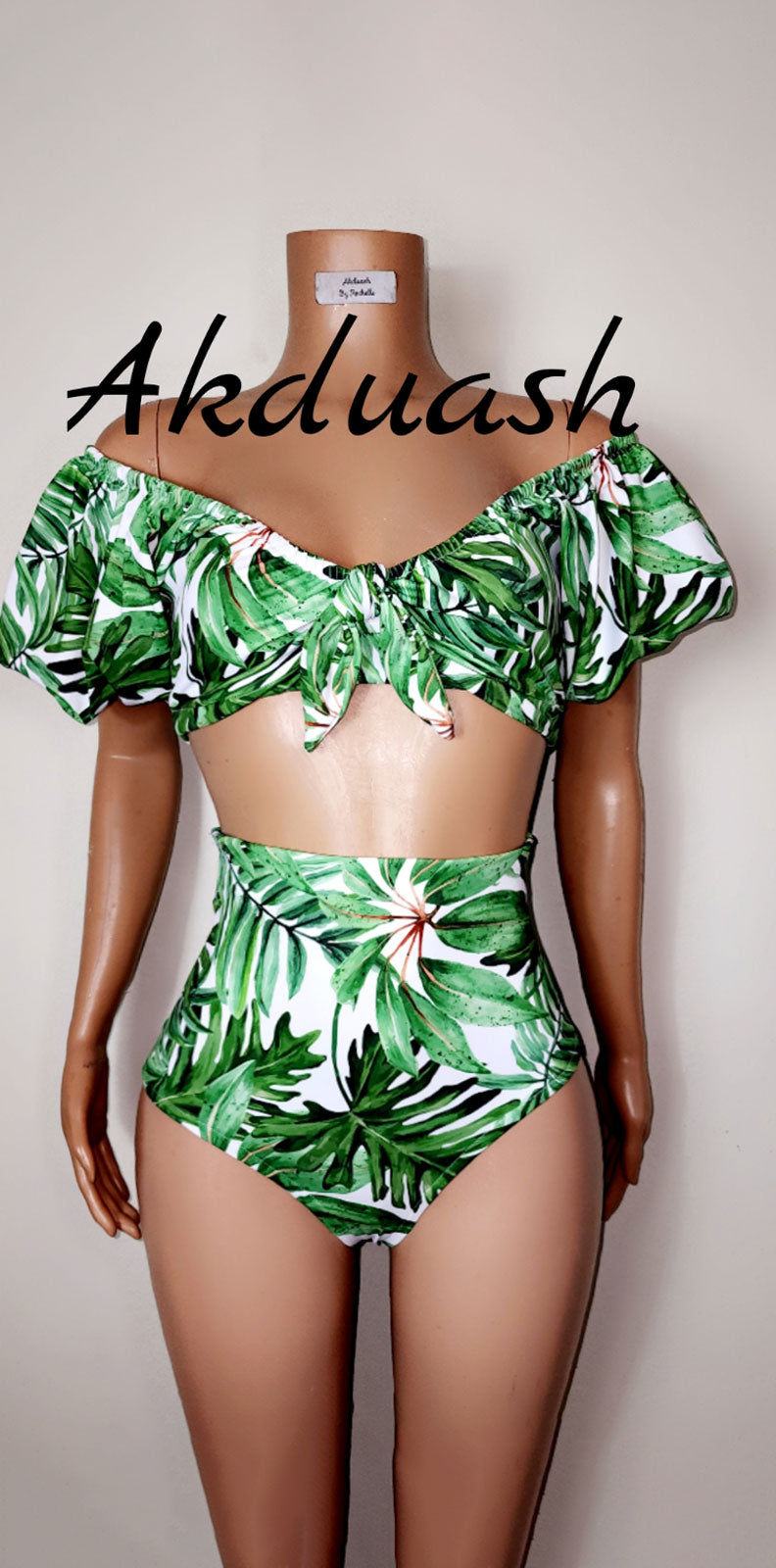 The 'Keris' 2 Piece Swimsuit Hi Waist